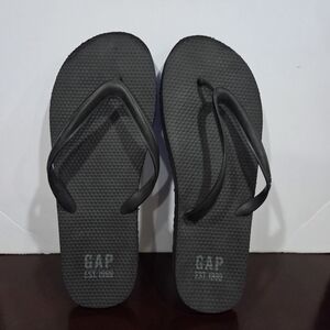 GAP Black Flip Flops Mens Sz.13